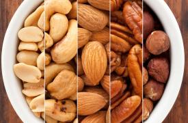 Οι τρεις ξηροί καρποί με τις περισσότερες φυτικές ίνες