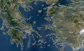 AtmoHub: Μεταφορά καπνού στην Ελλάδα από πυρκαγιές στη βορειοδυτική Τουρκία