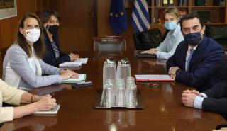 Συνάντηση Κ. Σκρέκα με την ΥΠΕΞ του Βελγίου για ενεργειακές επενδύσεις