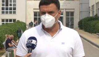 Στο ΚΑΤ, όπου νοσηλεύονται 4 πυροσβέστες από τις πυρκαγιές της Αττικής, μετέβη ο Β. Κικίλιας