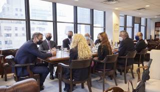 Συναντήσεις Μητσοτάκη με εκπροσώπους αμερικανο-εβραϊκών οργανώσεων