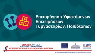 Παράταση των αιτήσεων χρηματοδότησης για γυμναστήρια και παιδότοπους - Οι ΚΑΔ που προστίθενται