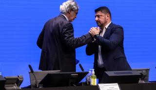 Παράδοση-παραλαβή στο υπ. Κλιματικής Κρίσης & Πολιτικής Προστασίας - Οι δηλώσεις Στυλιανίδη και Χαρδαλιά