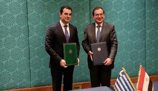 Σκρέκας: «Επεκτείνουμε τη στρατηγική μας σχέση με την Αίγυπτο και στο φυσικό αέριο»