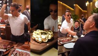 Ο Salt Bae θέλει να γίνει «μονόκερος», φτάνοντας τα 1,5 δισ. δολάρια με ώθηση από το Κατάρ