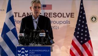 Πάιατ: Κεντρικός άξονας της διμερούς συνεργασίας το λιμάνι της Αλεξανδρούπολης