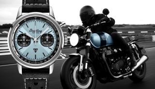 Μοτοσικλέτα Triumph και χρονογράφος Breitling στo πακέτο της χρονιάς