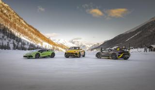 Τριήμερα οριακής οδήγησης στο χιόνι του Livigno με την Lamborghini Accademia Neve