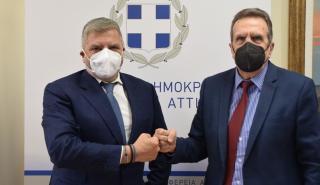 Συνάντηση Καρανίκα - Πατούλη με επίκεντρο τον ψηφιακό μετασχηματισμό των εμπορικών ΜμΕ
