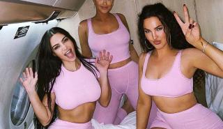 Το πιτζάμα πάρτι της Kim Kardashian με τις φίλες της στα 30.000 πόδια
