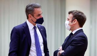 Συνάντηση Μητσοτάκη - Μακρόν στο Παρίσι