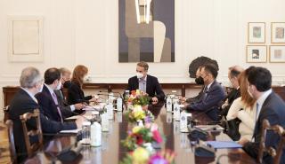 Η στρατηγική αυτονομία της Ευρώπης στη συνάντηση Μητσοτάκη με την Ένωση Ελλήνων Εφοπλιστών