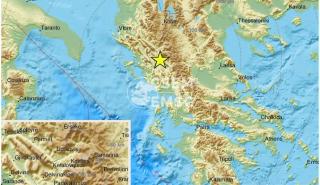 Σεισμός 3,2 Ρίχτερ κοντά στα Ιωάννινα