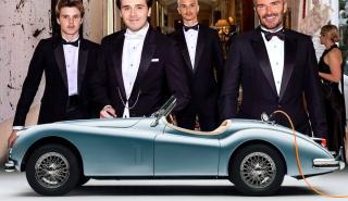 Το γαμήλιο δώρο του Beckham στο γιο του είναι μια ηλεκτρική Jaguar XK140