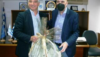 Συνάντηση του προέδρου του ΕΒΕΑ με τη ΔΕ του Επιμελητηρίου Γρεβενών