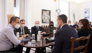 Μητσοτάκης: Με Φιλίπ Λέιν, Βικτόρια Νούλαντ και Γιαΐρ Λαπίντ συναντιέται αύριο - Την AHEPA είδε σήμερα