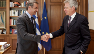 Συνάντηση Μητσοτάκη με τον απερχόμενo πρέσβη των ΗΠΑ στην Ελλάδα 
