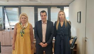 Επίσκεψη Πλεύρη στον ΕΟΠΠΥ - Σύσκεψη με την διοίκηση