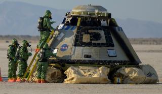 Η μη επανδρωμένη κάψουλα CST-100 Starliner επέστρεψε από τον Διεθνή Διαστημικό Σταθμό