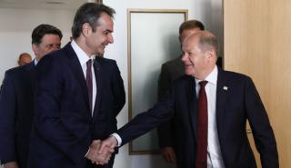 Συνάντηση Μητσοτάκη - Σολτς: Συζήτησαν την κλιμακούμενη τουρκική προκλητικότητα