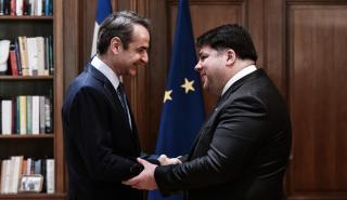 Μητσοτάκης: Στο Μέγαρο Μαξίμου η πρώτη συνάντηση με το νέο πρέσβη των ΗΠΑ, Τζορτζ Τσούνη