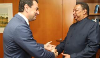 Συνάντηση Κ. Σκρέκα με γ.γ. ΟΠΕΚ: Η Ελλάδα αναδεικνύεται σε πυλώνα ενεργειακής ασφάλειας