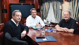 Στην Πολωνία Σολτς, Μακρόν, Ντράγκι - Επιφυλακτικός για συμφωνία εξαγωγής σιτηρών ο Γάλλος
