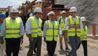 ΕΥΔΑΠ: Επίσκεψη του Κ. Μητσοτάκη στα Έργα Αποχέτευσης Ανατολικής Αττικής