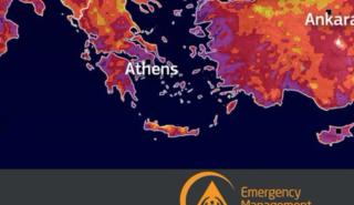 Copernicus: Στο «κόκκινο» ο χάρτης της Ευρώπης - Σε ακραίο κίνδυνο φωτιάς η Αττική