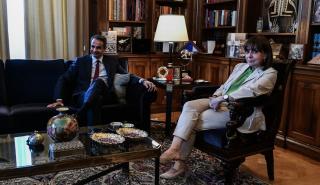 Μητσοτάκης - Σακελλαροπούλου: Συνάντηση με «ατζέντα» την ακρίβεια και την ενέργεια