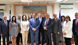 Συνάντηση Γεωργιάδη - Ραπτάκη: Σύσφιξη των διμερών εμπορικών σχέσεων Ελλάδας - ΗΠΑ