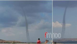 Λήμνος: Ανεμοστρόβιλος δημιουργήθηκε στο αεροδρόμιο του νησιού