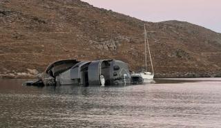 Κύθνος: Προσάραξη και ημιβύθιση για τη διάσημη θαλαμηγό “007” του James Bond