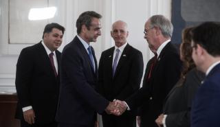 Συνάντηση Μητσοτάκη με Αμερικανούς βουλευτές: Οικονομικές σχέσεις και τουρκική προκλητικότητα στο επίκεντρο