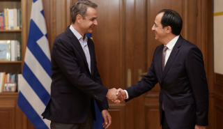 Το Κυπριακό στο επίκεντρο της συνάντησης του Μητσοτάκη με τον Νίκο Χριστουδουλίδη