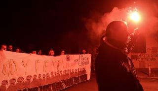 Εξάρχεια: Πορεία κατά της δημιουργίας σταθμού Μετρό