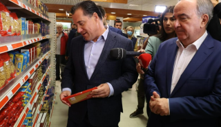 Καλάθι του νοικοκυριού: Επισκέψεις Γεωργιάδη σε σούπερ μάρκετ της Αττικής την Παρασκευή