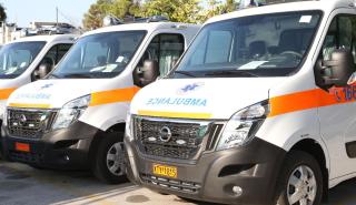 Δωρεά 5 ασθενοφόρων προς το ΕΚΑΒ από τον Διεθνή Οργανισμό Μετανάστευσης Ελλάδας