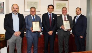 Η AHEPA, Βρυξελλών, τιμά πρώην και νυν στελέχη της Κυπριακής Δημόσιας Διοίκησης και της Εκκλησίας της Κύπρου