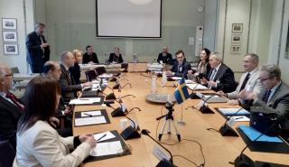 Χαρακόπουλος στη Βουλή της Σουηδίας: Κυρώσεις στην Τουρκία για την εργαλειοποίηση μεταναστών