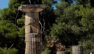 Μεγάλη πυρκαγιά στην Αρχαία Ολυμπία - Eπιχειρούν 8 εναέρια μέσα