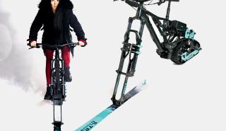 Tο κιτ μετατροπής S-trax μετατρέπει το ποδήλατό σας σε snowbike