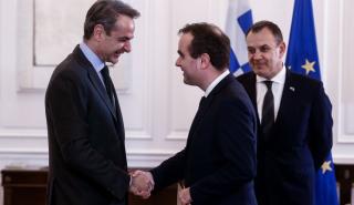 Συνάντηση του Κυρ. Μητσοτάκη με τον υπουργό Άμυνας της Γαλλίας