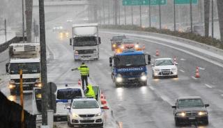 Προσωρινές κυκλοφοριακές ρυθμίσεις κι απαγόρευση κυκλοφορίας βαρέων οχημάτων λόγω κακοκαιρίας