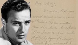 Η ανορθόγραφη επιστολή χωρισμού του Μάρλον Μπράντο προς μια Γαλλίδα ηθοποιό πωλείται για 15.000 δολάρια