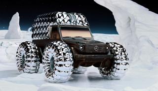 Mercedes και Moncler μόλις παρουσίασαν ένα G-Wagen που φοράει φουσκωτό μπουφάν