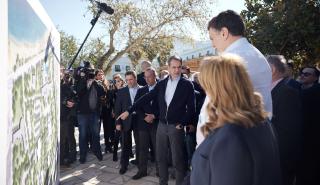 Ο Μητσοτάκης ενημερώθηκε για τα έργα στον Αγ. Κωνσταντίνο και το επενδυτικό σχέδιο στα Καμένα Βούρλα