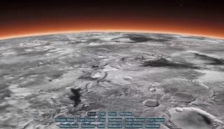 «Ταξίδι» στον Άρη με νέο διαδραστικό 3D χάρτη της NASA