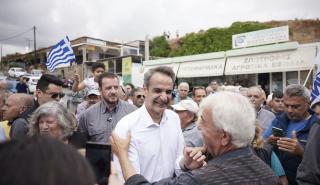 Μητσοτάκης από Άγιο Νικόλαο: Πόρτα-πόρτα θα στείλουμε το μήνυμα της μεγάλης νίκης