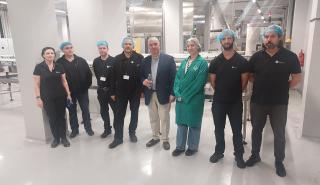 Επίσκεψη Κεδίκογλου στο εργοστάσιο της Δίρφυς στην Εύβοια